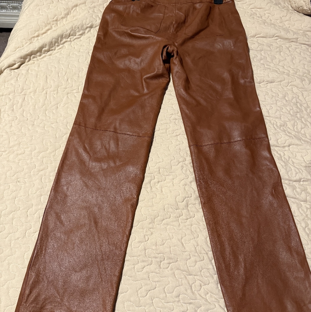 Gucci Lambskin Leather pants